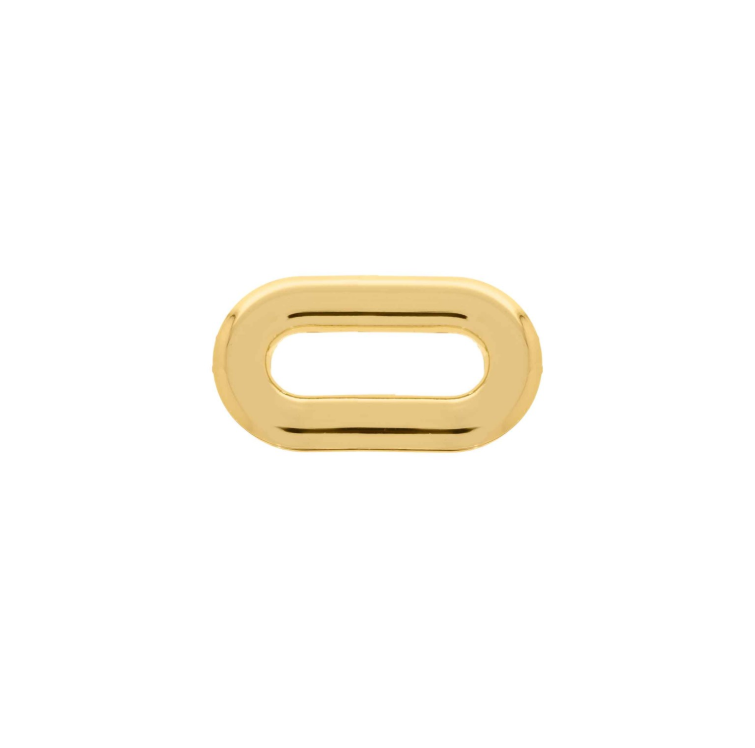 Ilhós Oval com arruela Ouro 32mm